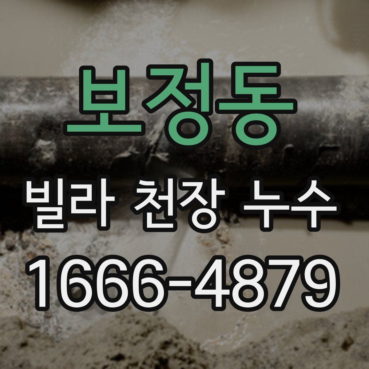보정동 빌라 천장 누수