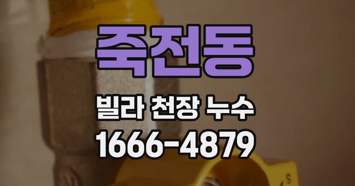 죽전동 빌라 천장 누수