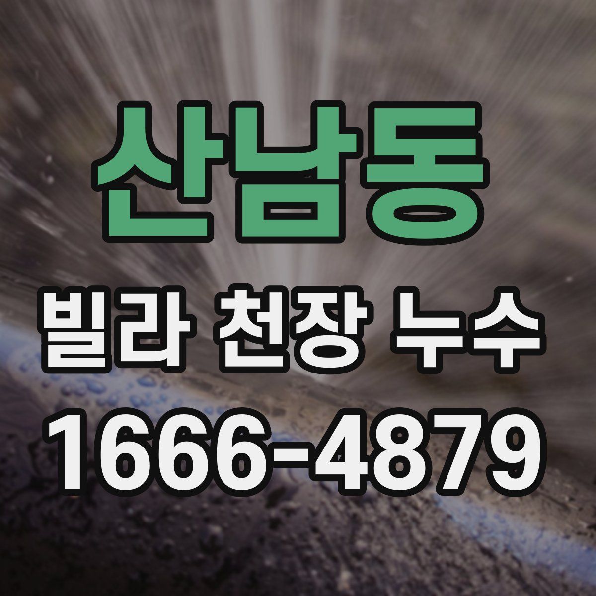 산남동 빌라 천장 누수
