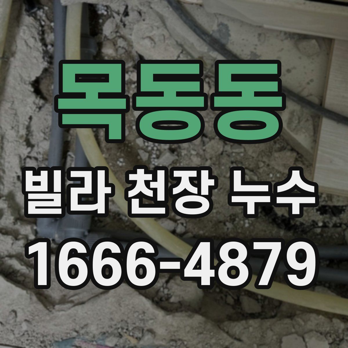 목동동 빌라 천장 누수