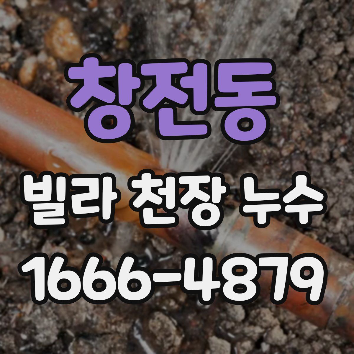 창전동 빌라 천장 누수