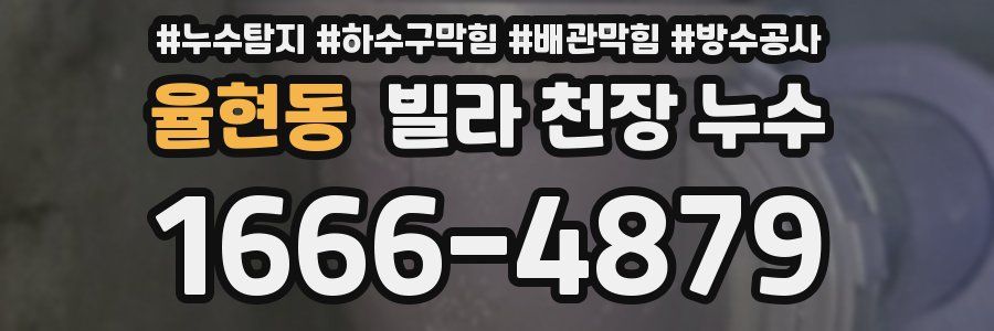 율현동 빌라 천장 누수
