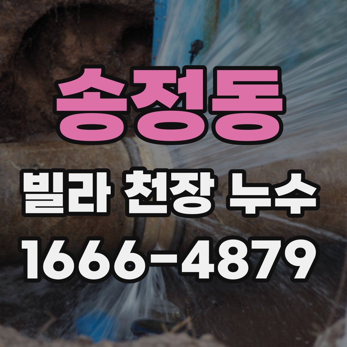 송정동 빌라 천장 누수