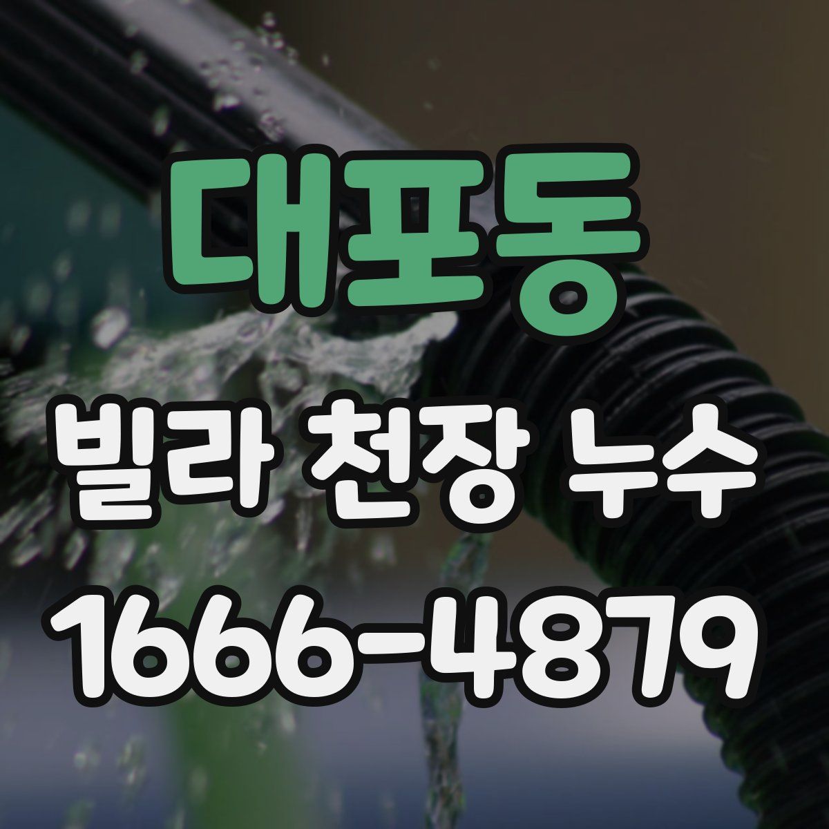 대포동 빌라 천장 누수