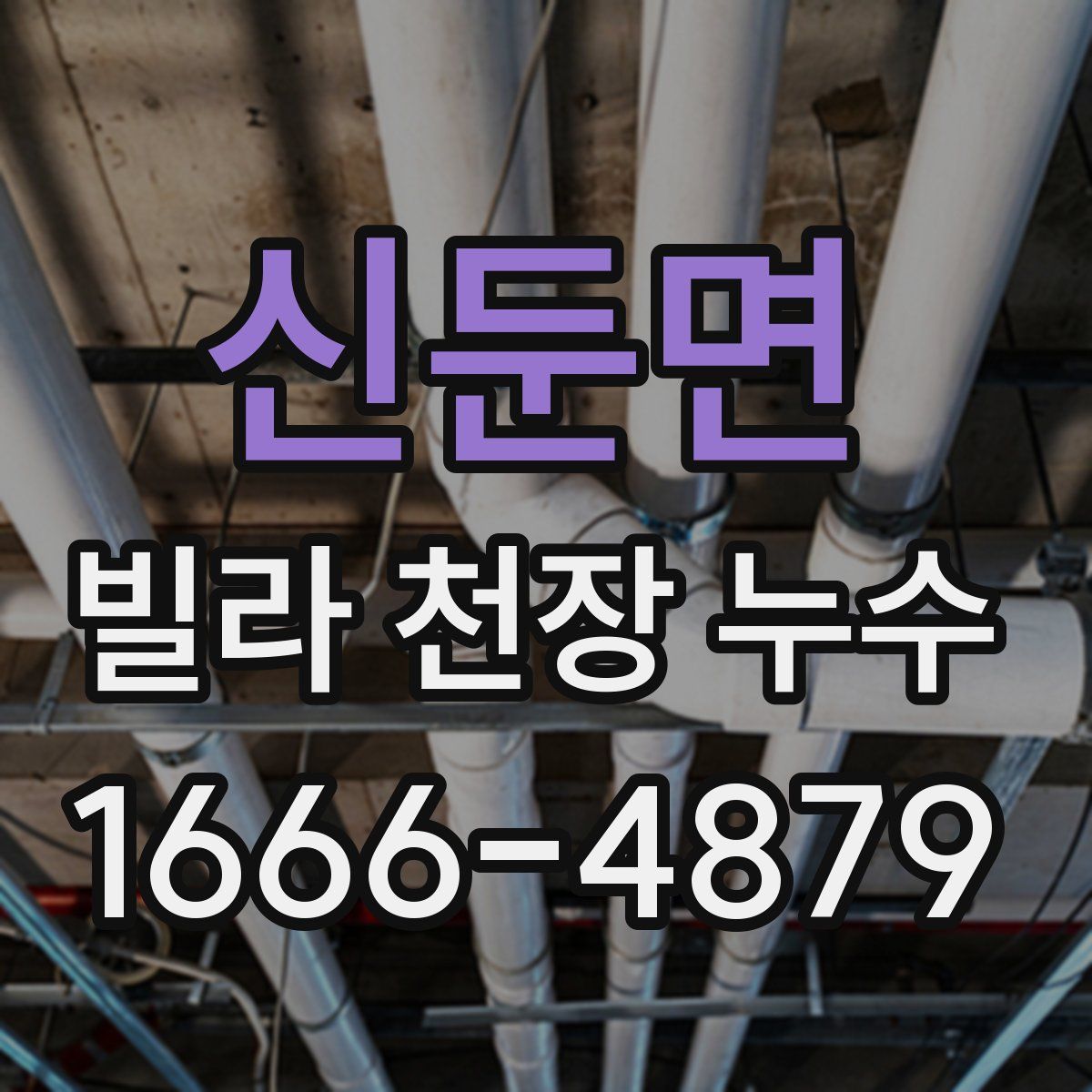 신둔면 빌라 천장 누수