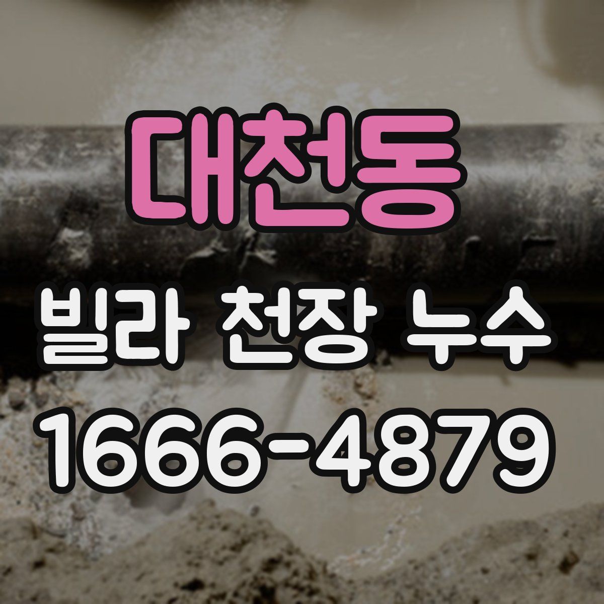 대천동 빌라 천장 누수