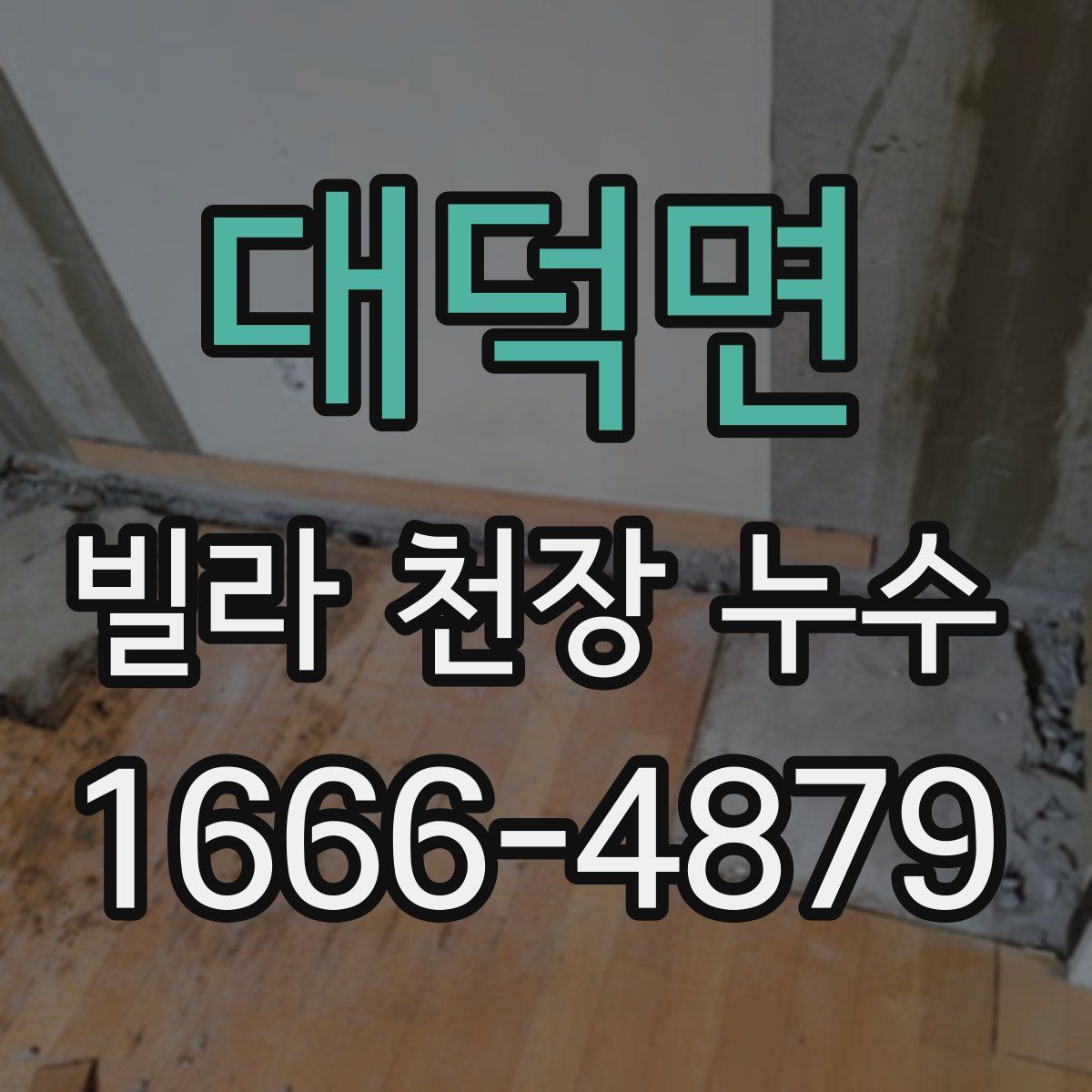 대덕면 빌라 천장 누수
