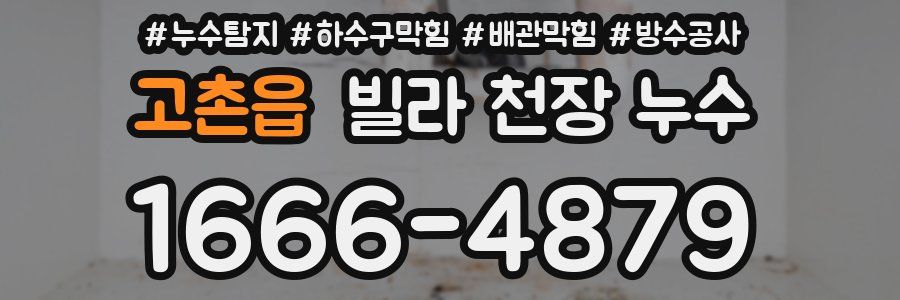 고촌읍 빌라 천장 누수