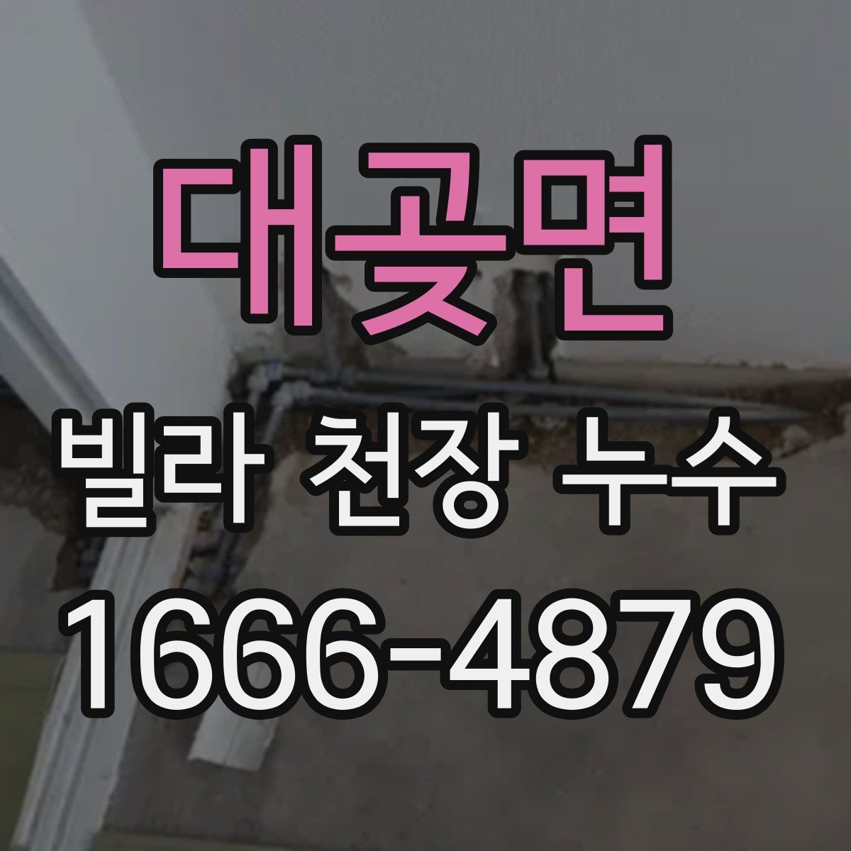 대곶면 빌라 천장 누수