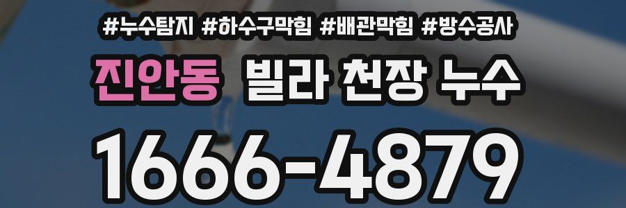 진안동 빌라 천장 누수