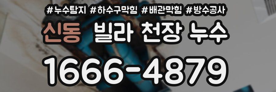 신동 빌라 천장 누수