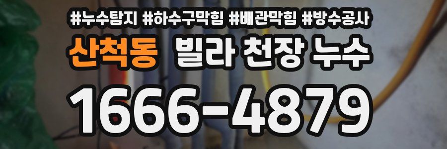 산척동 빌라 천장 누수