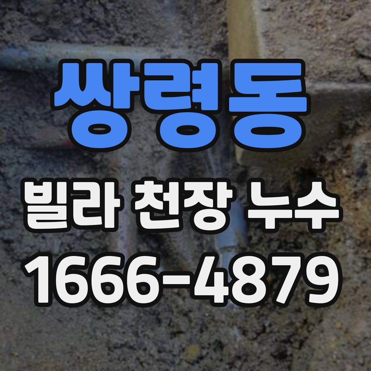 쌍령동 빌라 천장 누수