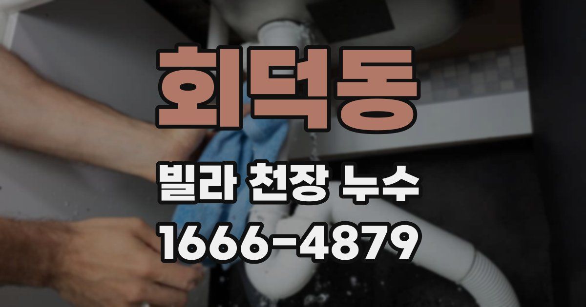 회덕동 빌라 천장 누수