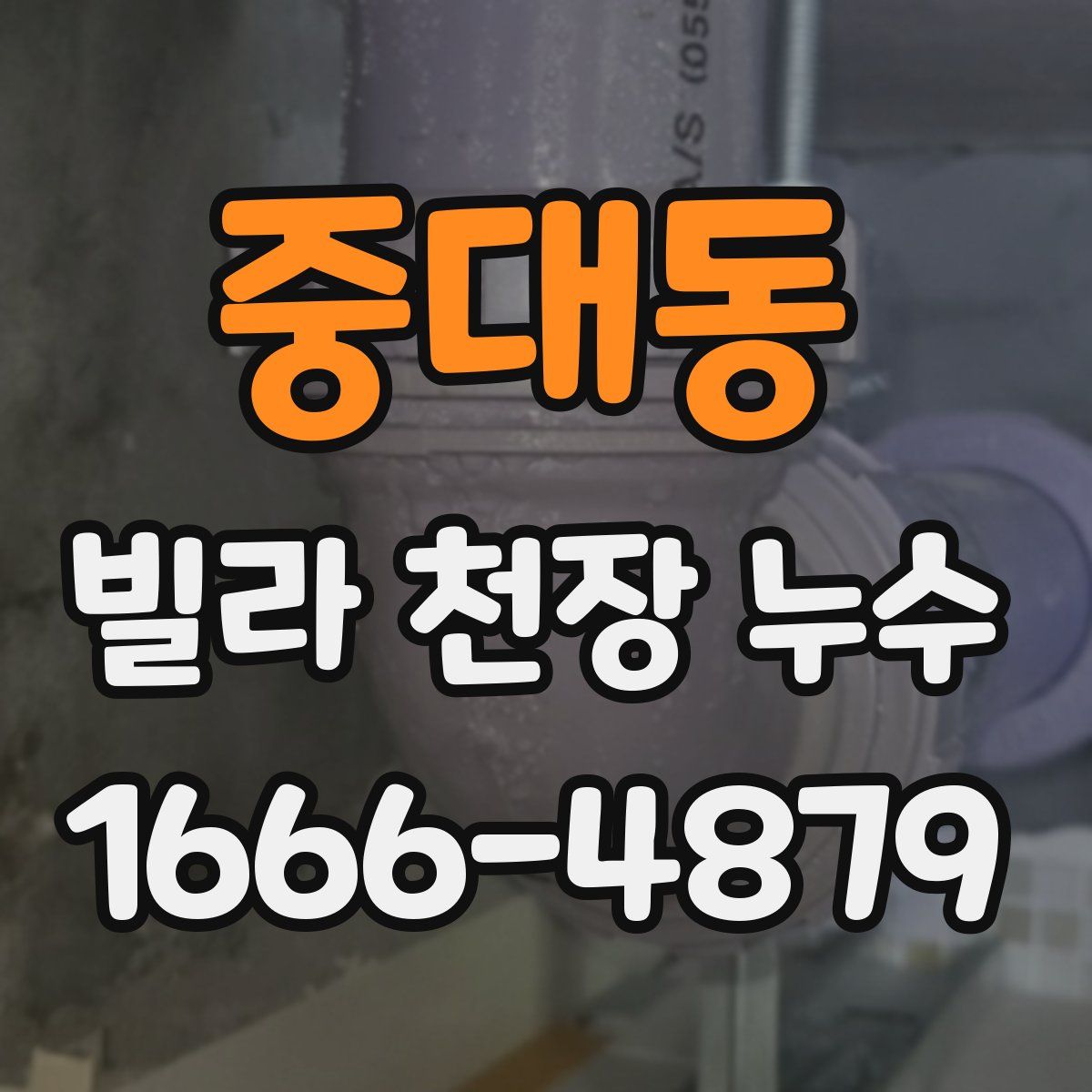 중대동 빌라 천장 누수