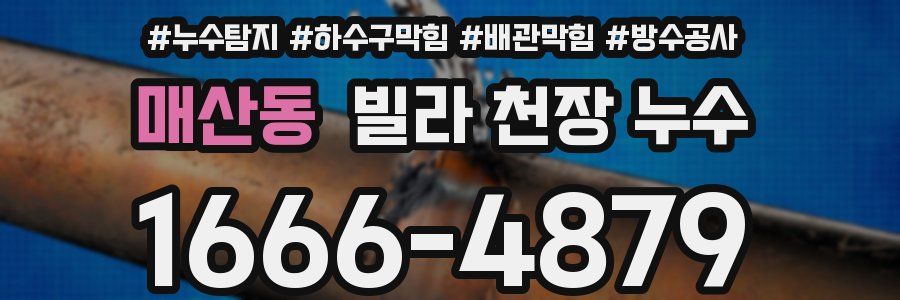 매산동 빌라 천장 누수
