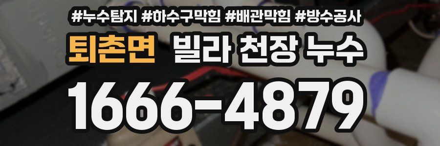 퇴촌면 빌라 천장 누수