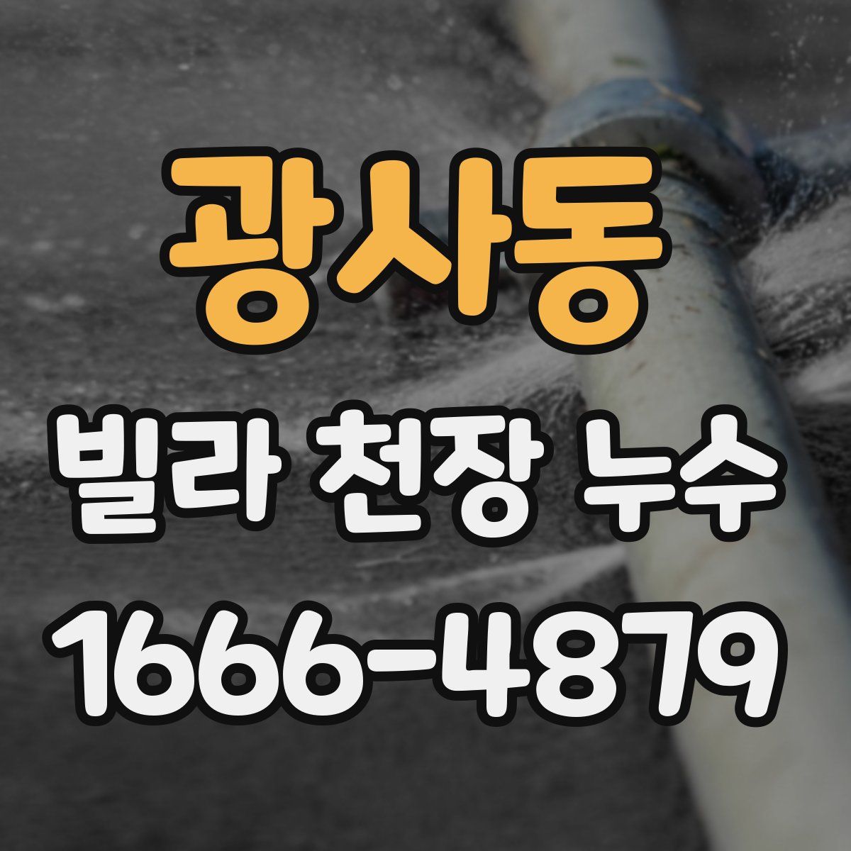 광사동 빌라 천장 누수