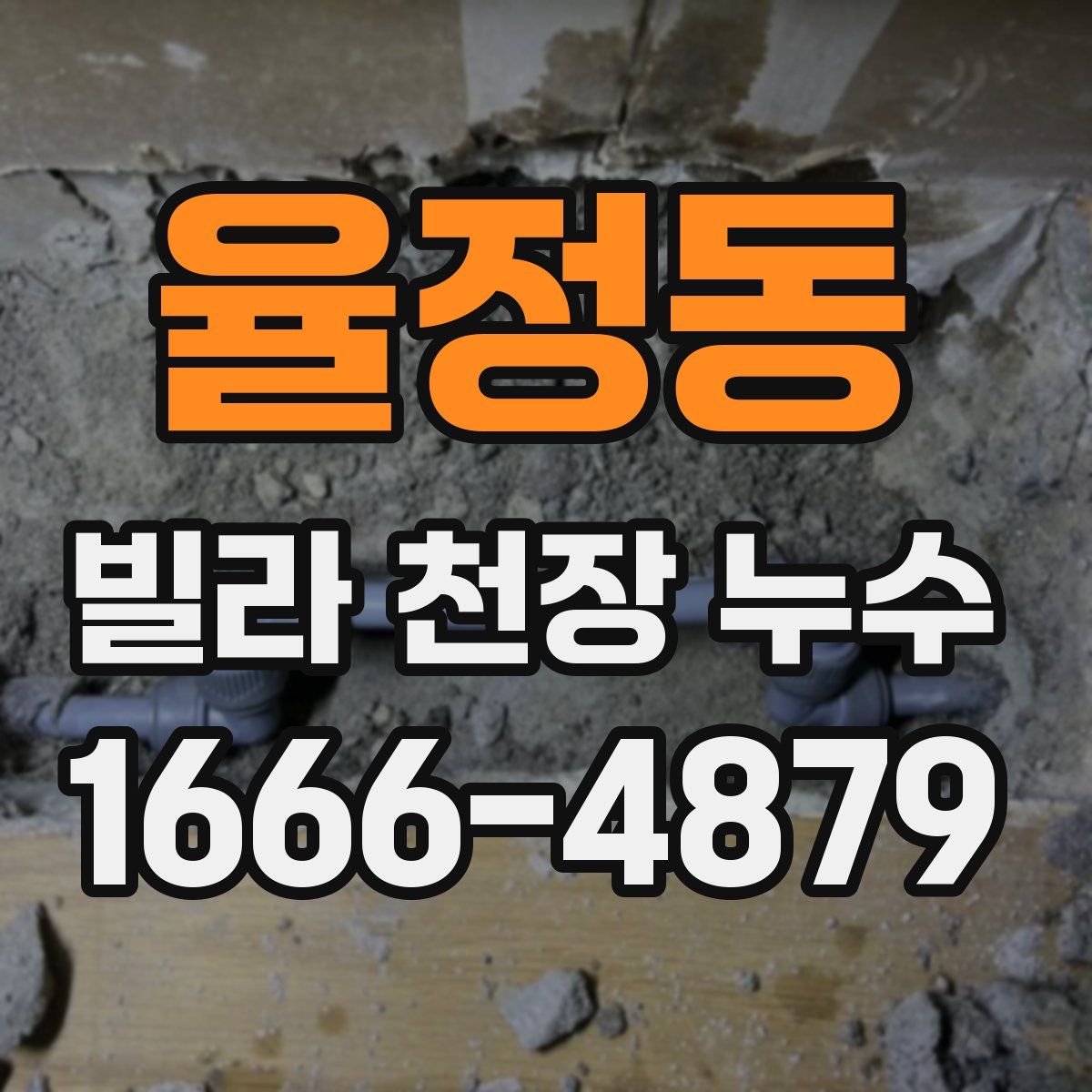 율정동 빌라 천장 누수