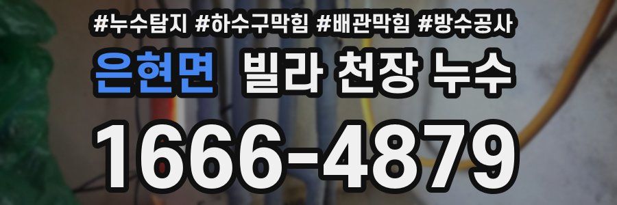 은현면 빌라 천장 누수