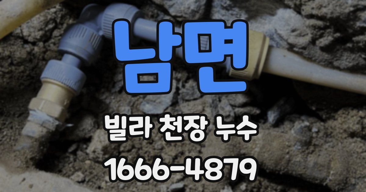 남면 빌라 천장 누수