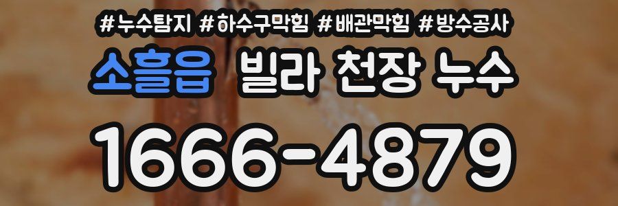 소흘읍 빌라 천장 누수