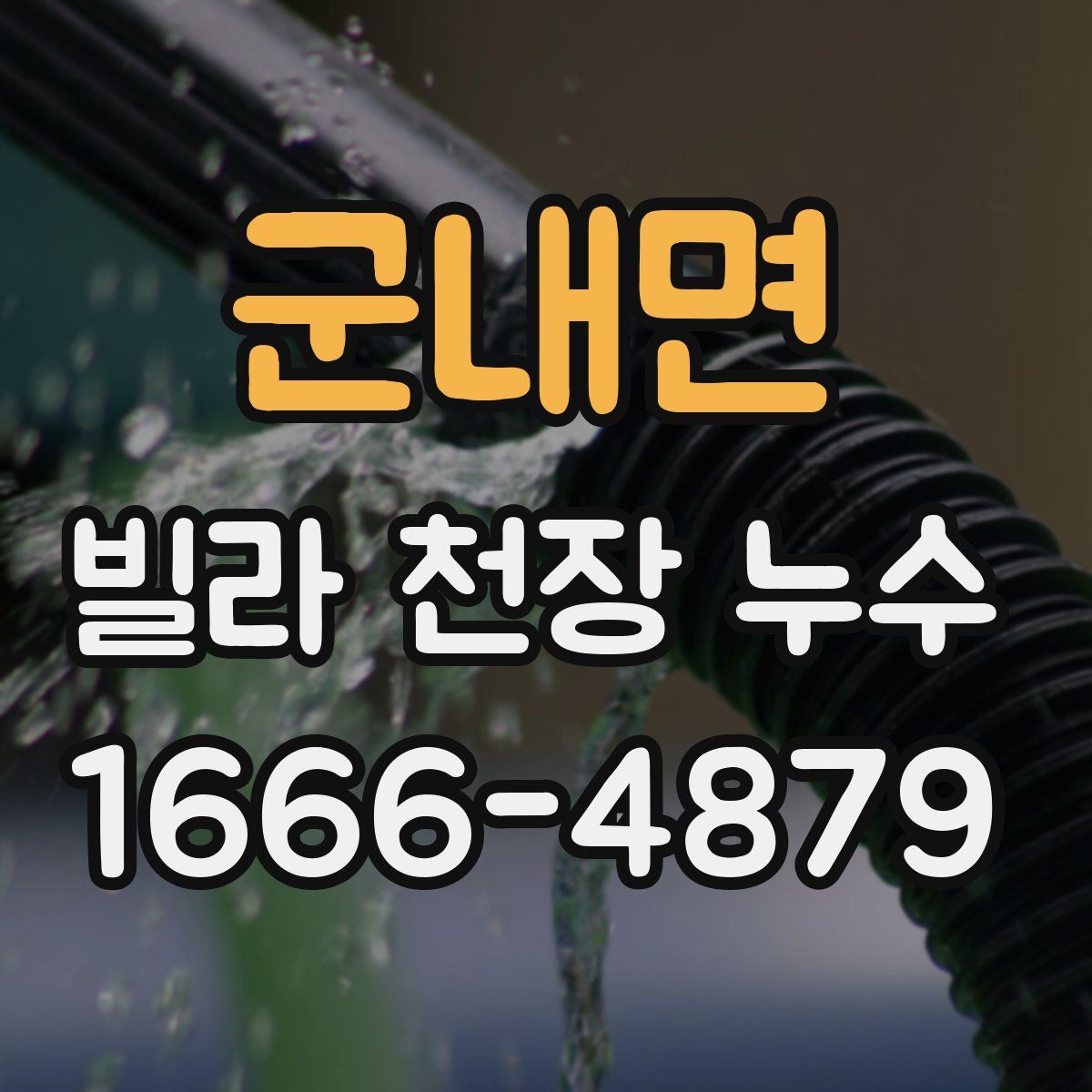 군내면 빌라 천장 누수