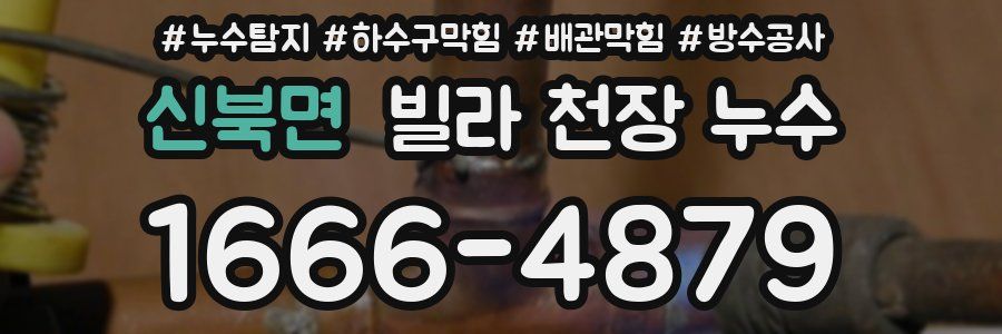 신북면 빌라 천장 누수