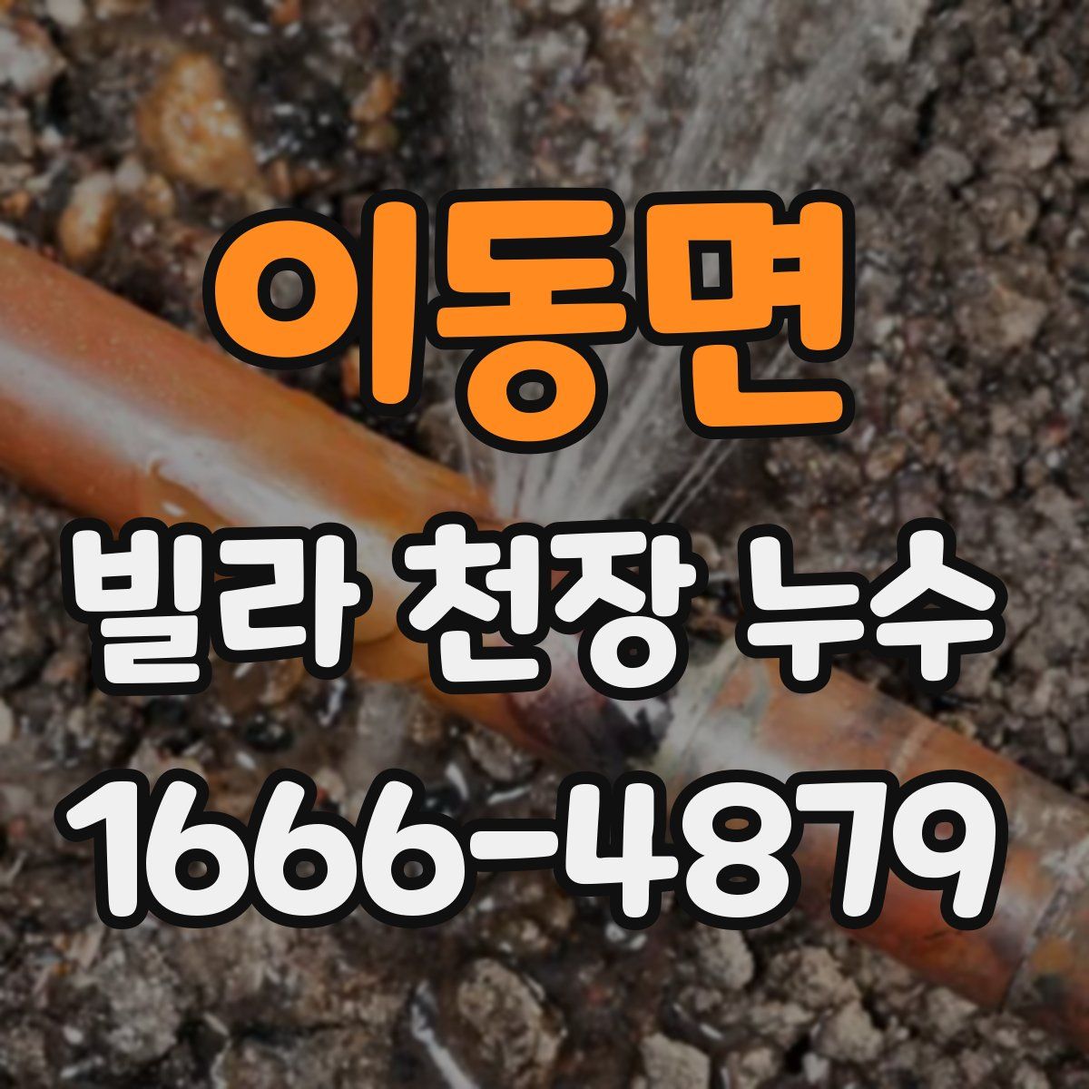 이동면 빌라 천장 누수