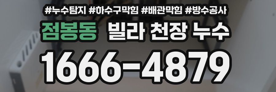 점봉동 빌라 천장 누수