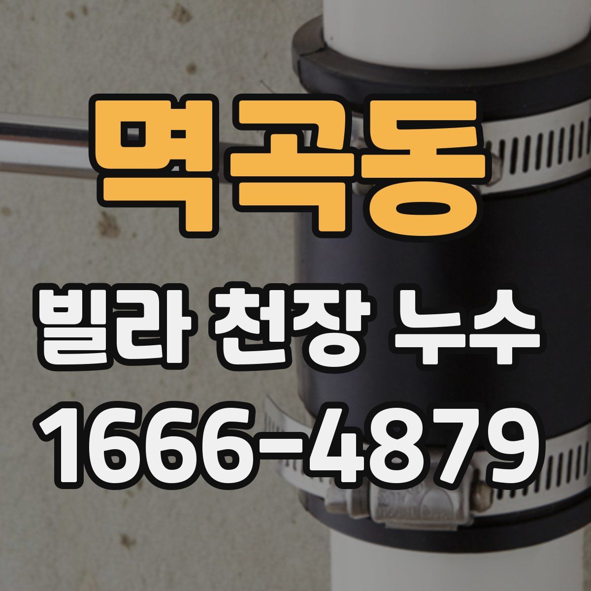 멱곡동 빌라 천장 누수