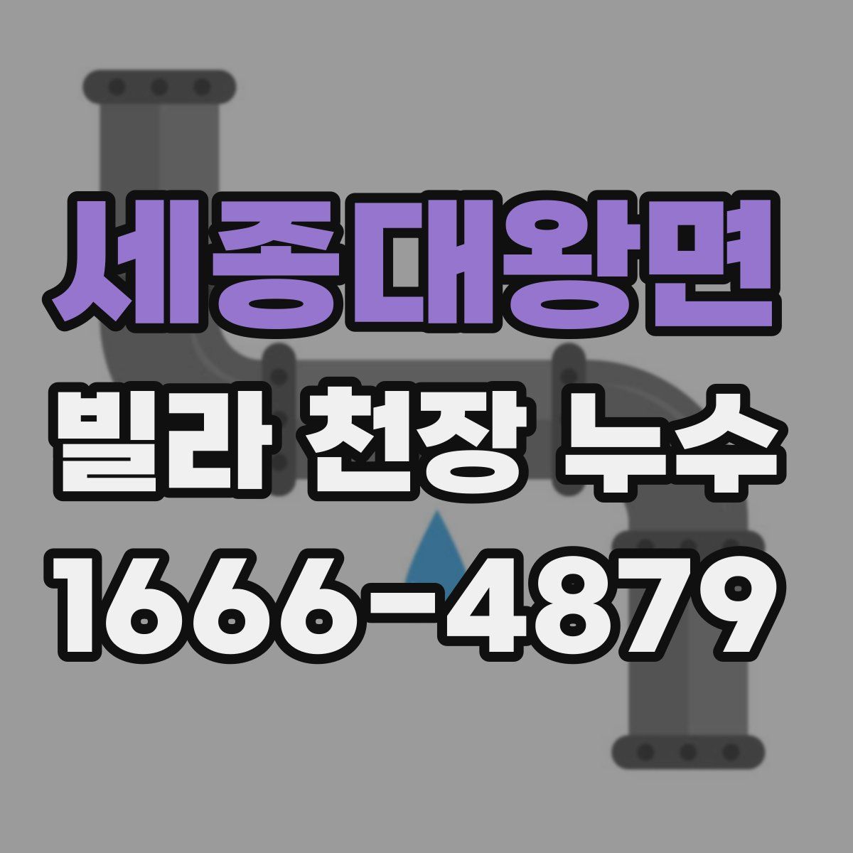 세종대왕면 빌라 천장 누수