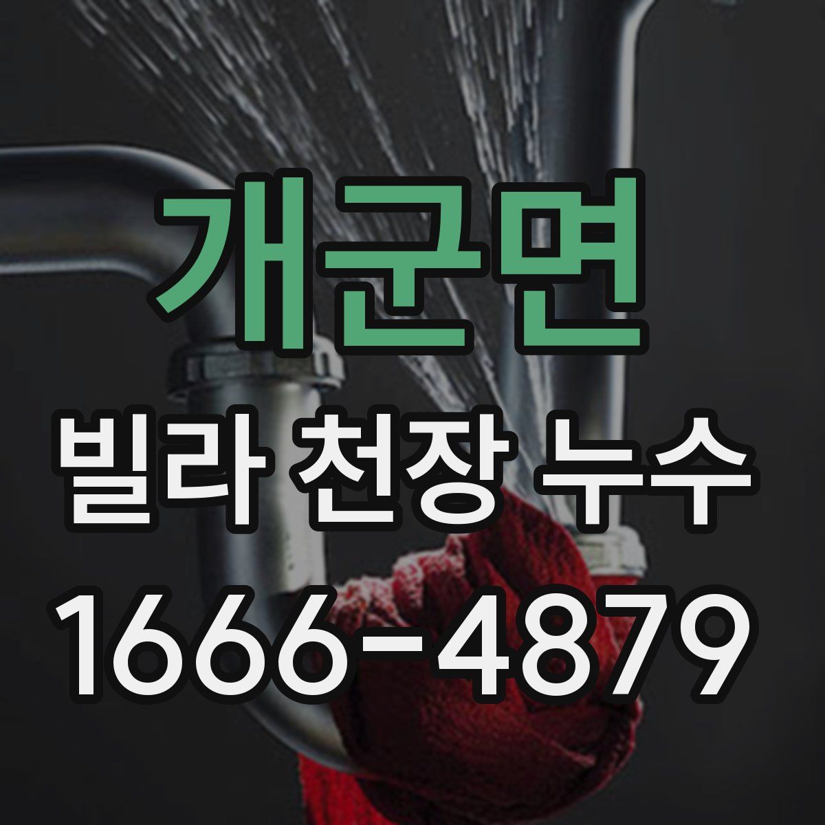 개군면 빌라 천장 누수