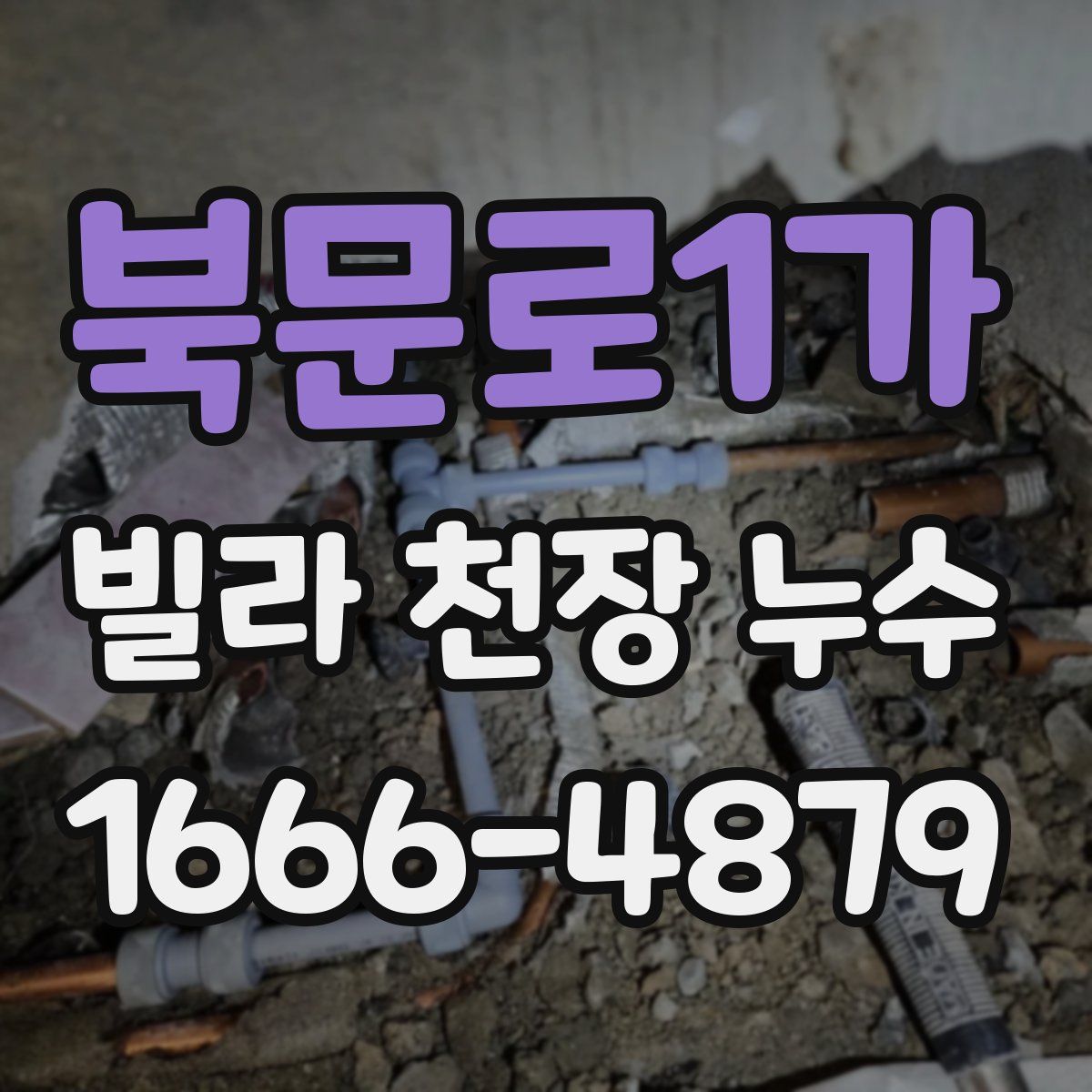 북문로1가 빌라 천장 누수