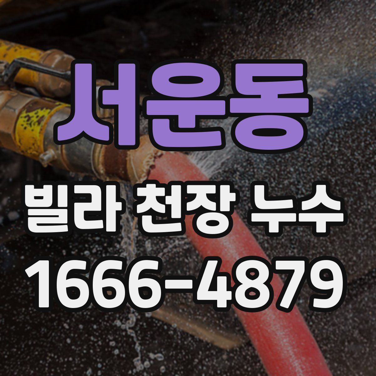 서운동 빌라 천장 누수