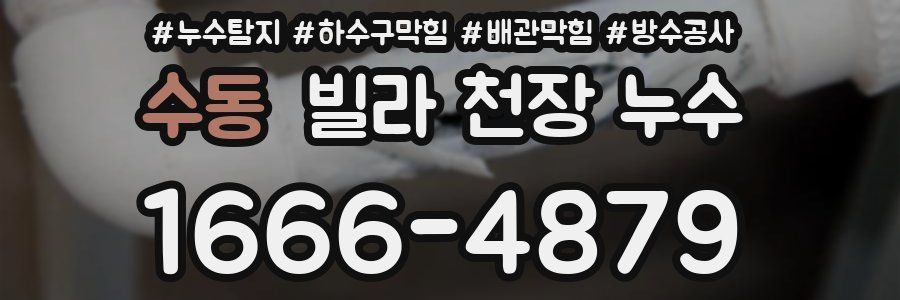 수동 빌라 천장 누수