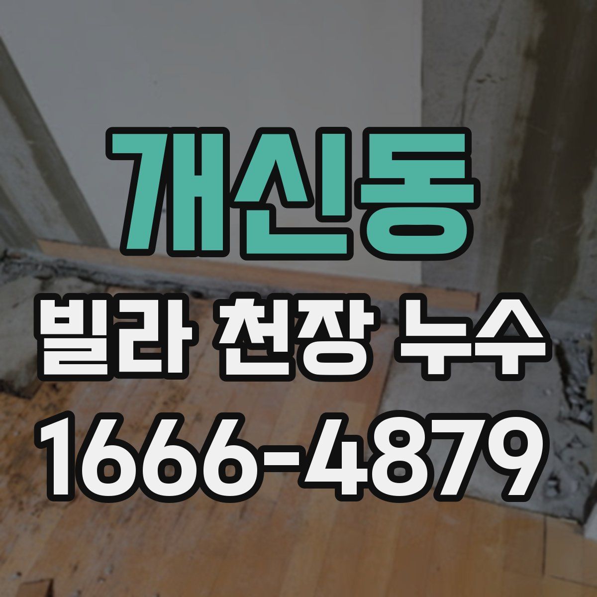 개신동 빌라 천장 누수
