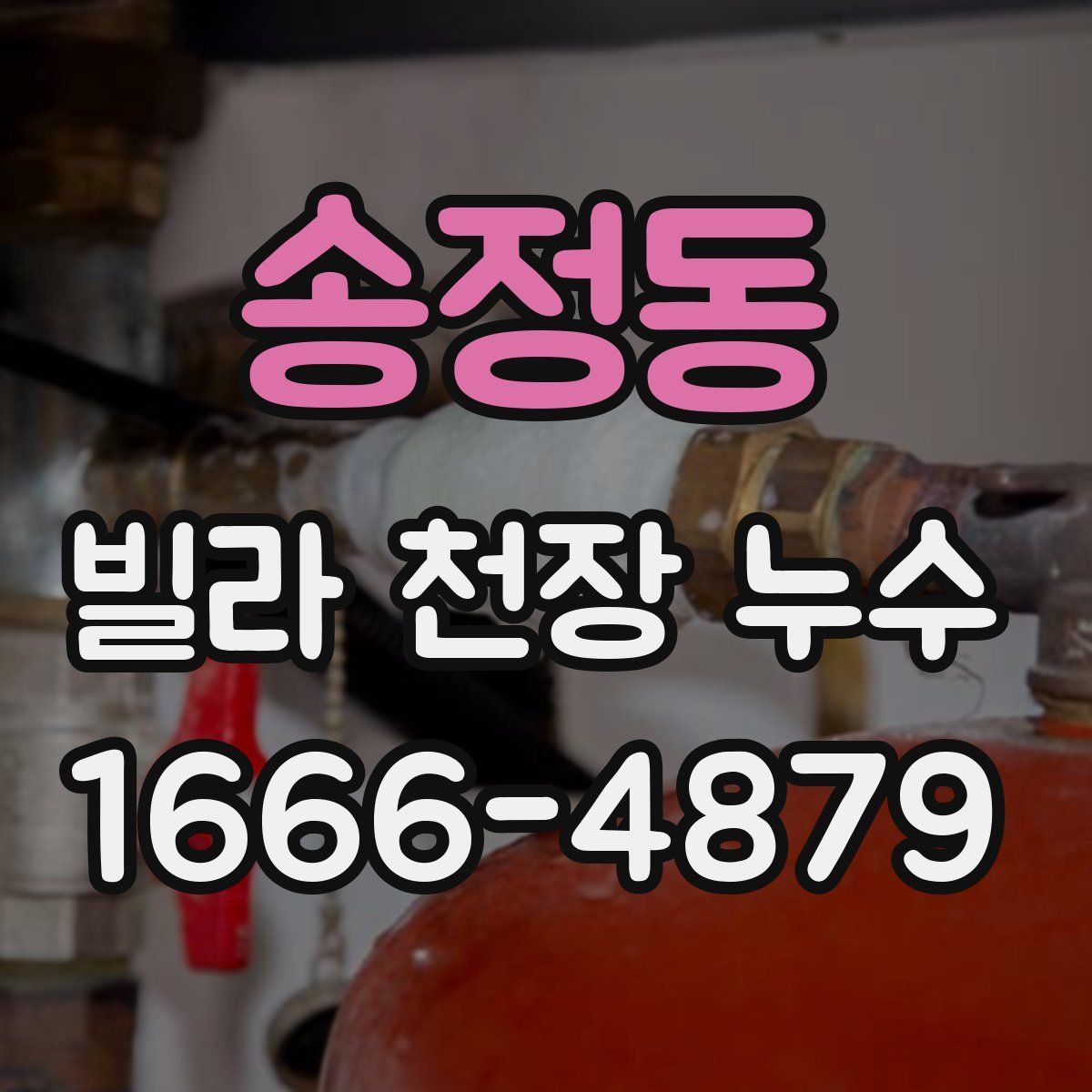 송정동 빌라 천장 누수