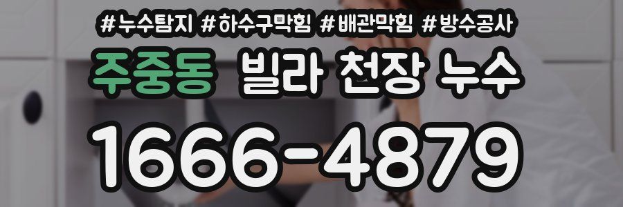 주중동 빌라 천장 누수