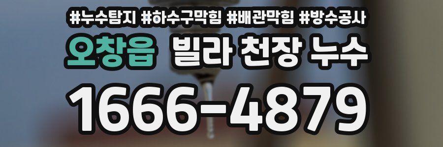 오창읍 빌라 천장 누수