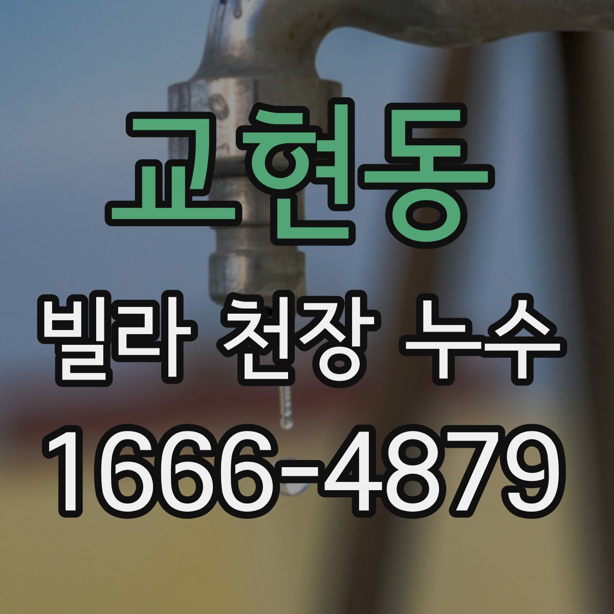 교현동 빌라 천장 누수