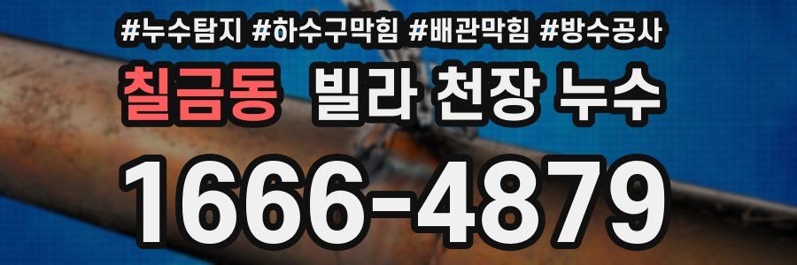 칠금동 빌라 천장 누수