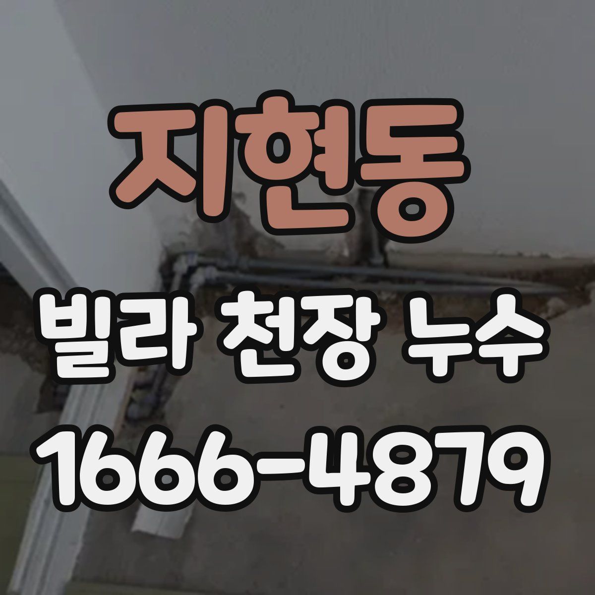 지현동 빌라 천장 누수