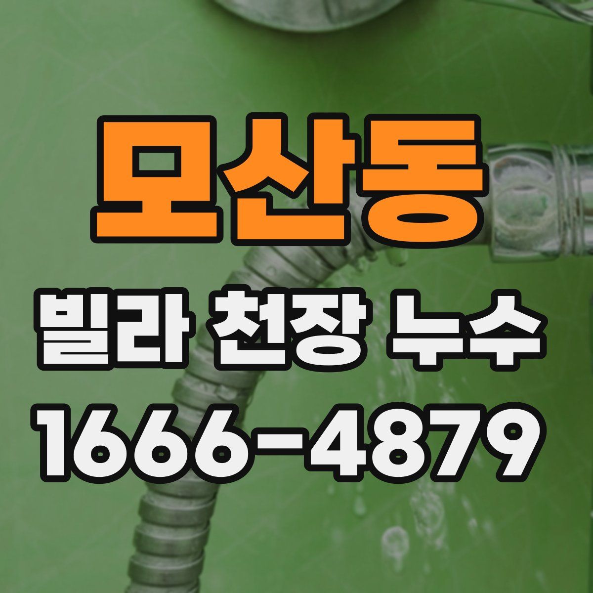 모산동 빌라 천장 누수