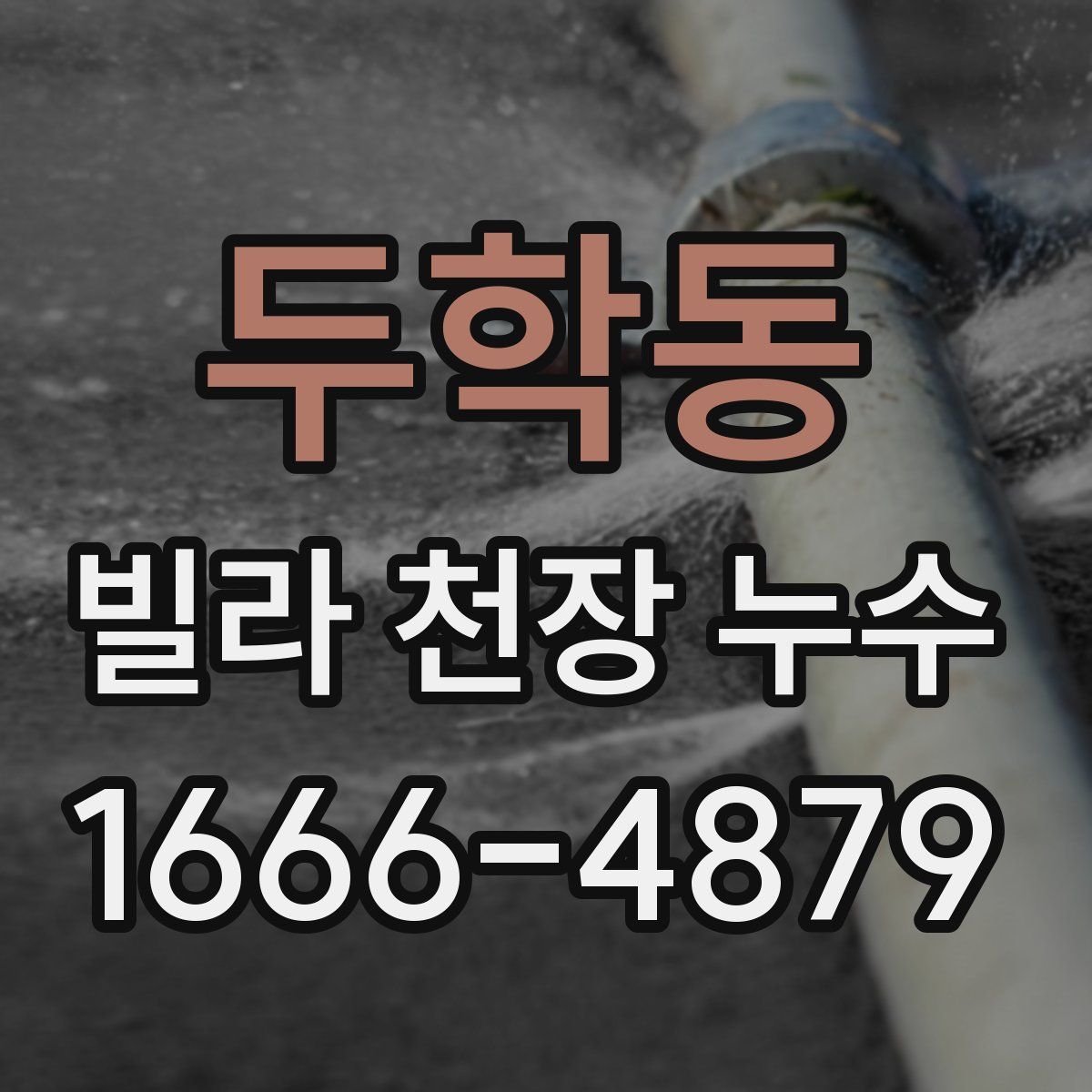 두학동 빌라 천장 누수