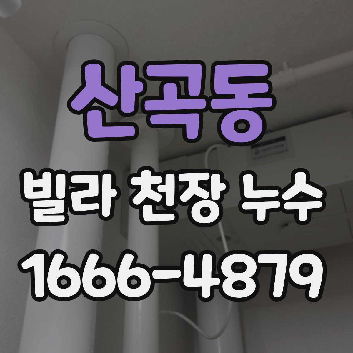 산곡동 빌라 천장 누수