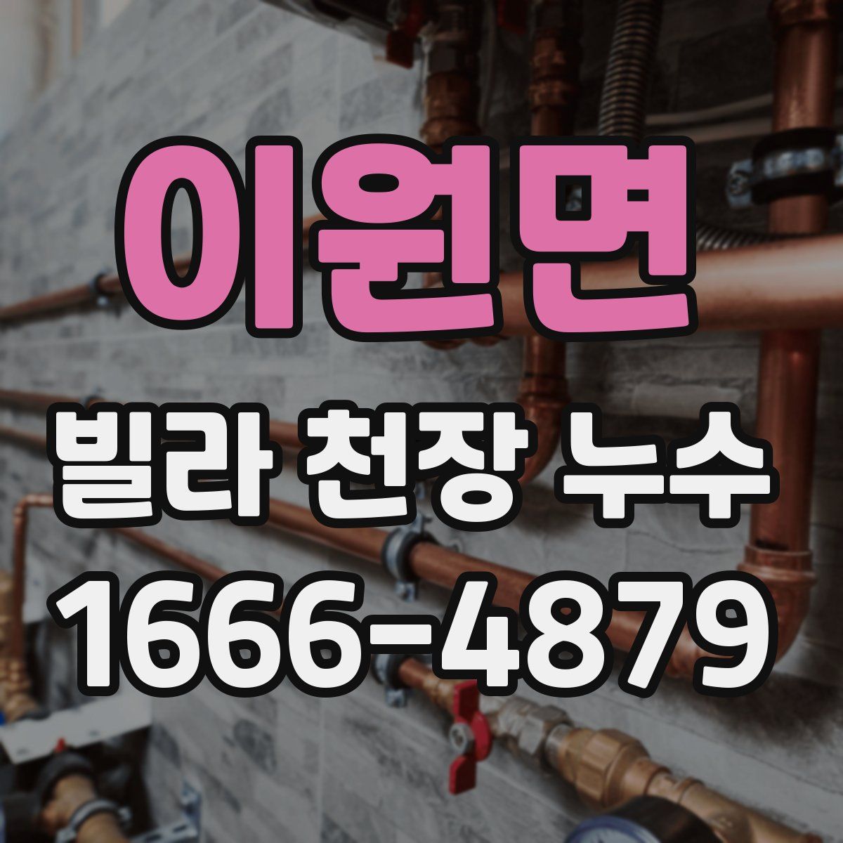 이원면 빌라 천장 누수
