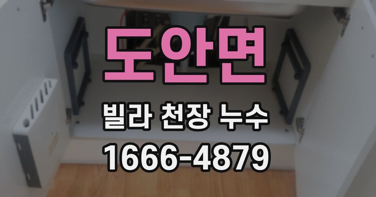 도안면 빌라 천장 누수