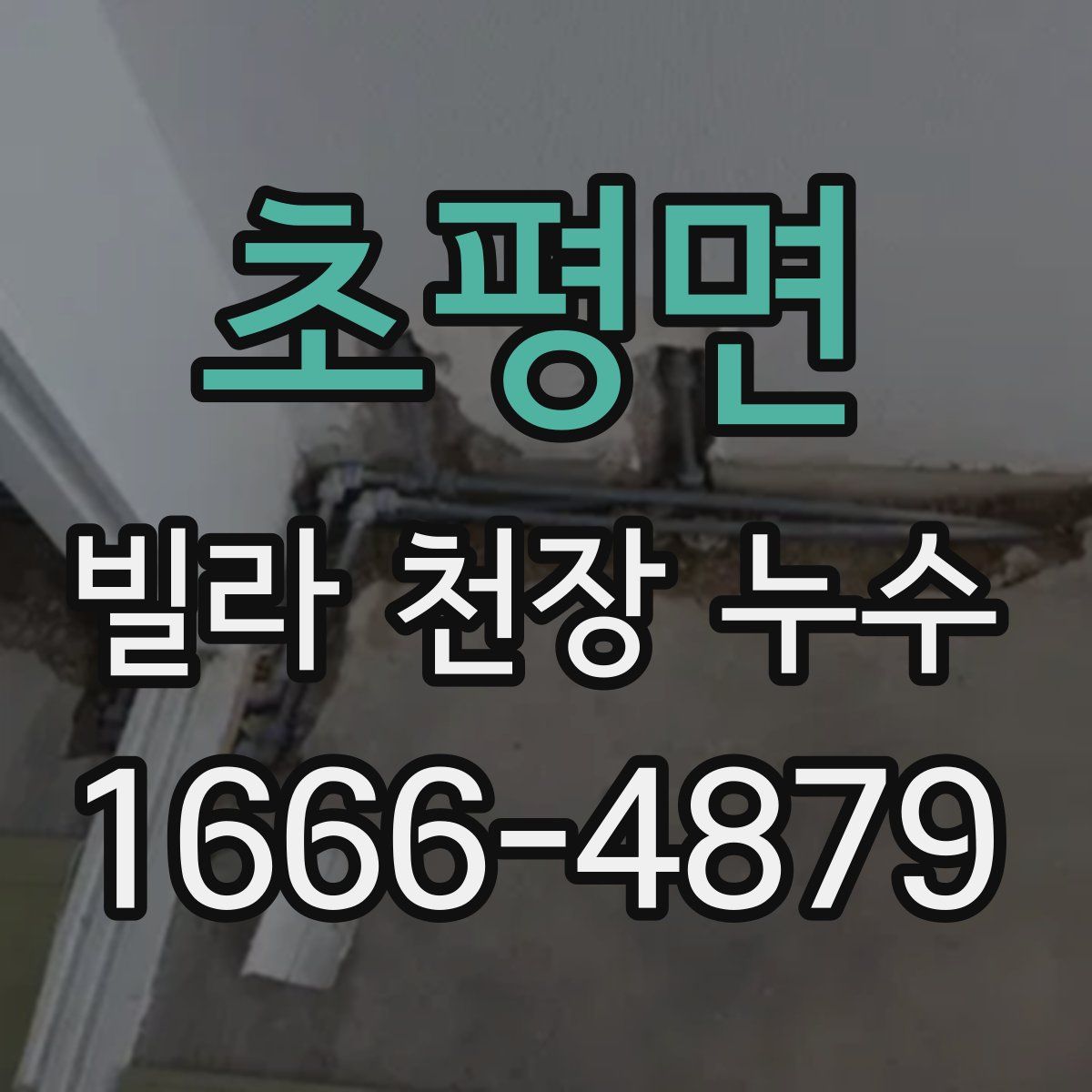 초평면 빌라 천장 누수