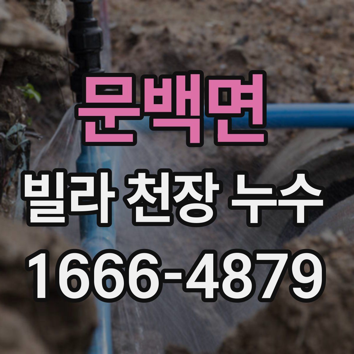 문백면 빌라 천장 누수